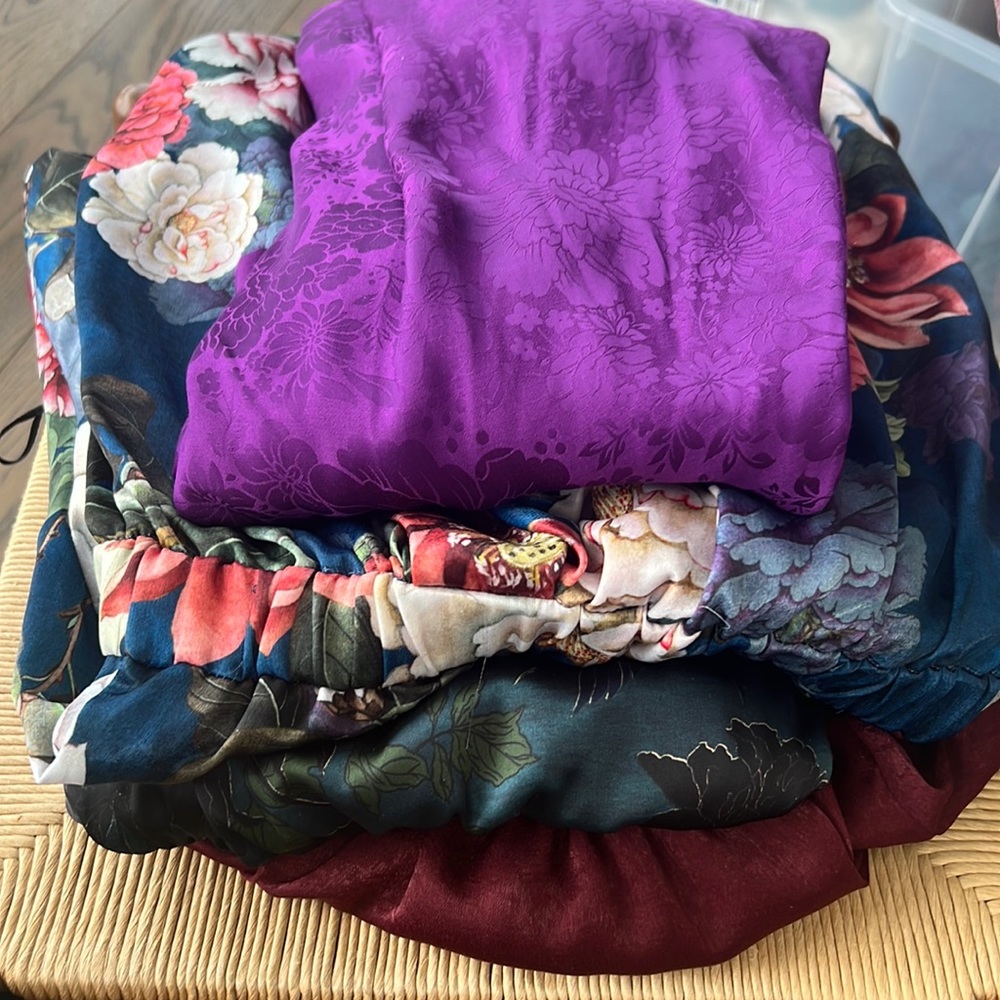 Zara satin dresses / jumpsuit bundle